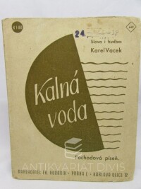 Vacek, Karel, Kalná voda, 0
