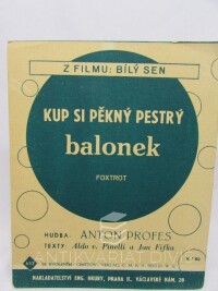 Pinelli, von Aldo, Fifka, Jan, Kup si pěkný pestrý balónek, 0
