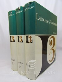 kolektiv, autorů, Larousse: 3 Volumes en Couleurs, 1971