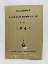 Mikota, Václav, Hlaváček, Zdeněk, Kalendář českých hudebníků na rok 1944, 1943