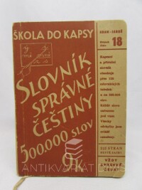 Adam, Karel, Jaroš, Václav, Slovník správné češtiny - 500000 slov, 0