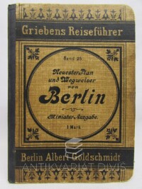 Reiseführer, Griebens, Plan und Wegweiser von Berlin, 1903