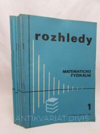 Setzer, Ota, Kraemer, Emil, Rozhledy matematicko-fyzikální, ročník 55 (1976-77), čísla 1, 2, 3, 5, 6, 7, 9, 1976