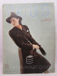 Fuchsová, Zdena, Vkus - Modní list elegantních žen, ročník X (1943), číslo 4, včetně střihové přílohy, 1943