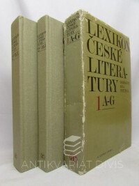Forst, Vladimír, Lexikon české literatury: Osobnosti, díla, instituce - 1, 2/I-II, 1985