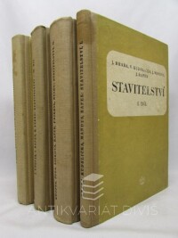 Kudrlička, Vilém, Hraba, Josef, Mandys, Josef, Řapek, Jaroslav, Stavitelství I-IV, 1954