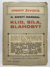 Marden, Orison Swett, Klid, síla, blahobyt, 0