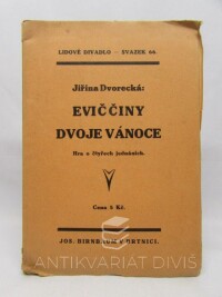 Dvorecká, Jiřina, Eviččiny dvoje Vánoce, 0