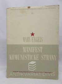 Marx, Karel, Engels, Bedřich, Manifest komunistické strany, 1953