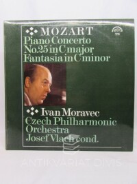 Mozart, Wolfgang Amadeus, Piano Concerto No. 25 in C major, Fantasia in C minor (Ivan Moravec - Czech Philharmonic Orchestra - Josef Vlach), 1974