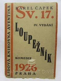 Čapek, Karel, Loupežník, 1926