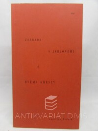 Zedník, Ladislav, Zahrada s jabloněmi a dvěma křesly, 2006