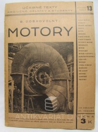 Dobrovolný, Bohumil, Motory, 1938