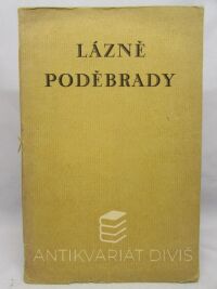 kolektiv, autorů, Lázně Poděbrady, 1936