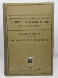 Strasburger, Eduard, Noll, Fritz, Schenck, Heinrich, Schimper, A. F. Wilhelm, Lehrbuch der Botanik für Hochschulen, 1921