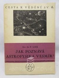 Link, František, Jak poznává astrofyzika vesmír?, 1940