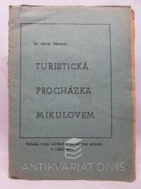 Moravec, Karel, Turistická procházka Mikulovem, 0