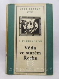 Farrington, Benjamin, Věda ve starém Řecku a její význam pro nás 1, 1950