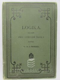 Procházka, František Xaver, Logika pro střední školy, 1893