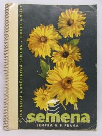 kolektiv, autorů, Zeleninová a květinová semena, cibule a hlízy, 1963