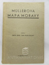Podloucký, Jan, Müllerova mapa Moravy a její deriváty, 1937