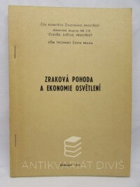 kolektiv, autorů, Zraková pohoda a ekonomie osvětlení, 1981