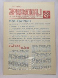 kolektiv, autorů, Informační zpravodaj pro družstevníky stavebního bytového družstva zaměstnanců ČKD Praha, 0