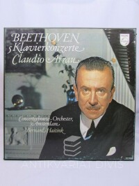 Beethoven, Ludvig van, 5 Klavierkonzerte: Konzert Nr. 1 C-dur op. 15, Konzert Nr. 2 B-dur op. 19, Konzert Nr. 4 G-dur op. 58, Konzert Nr. 3 c-moll op 37, Konzert Nr. 5 Es-dur op 73, 1964