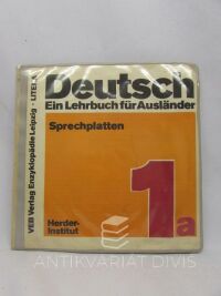 kolektiv, autorů, Deutsch Ein Lehrbuch für Ausländer 1a, 1979