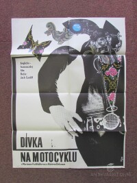 Vajce, Stanislav, Dívka na motocyklu, 1969