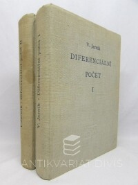 Jarník, Vojtěch, Diferenciální počet I-II, 1955