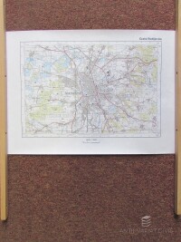 kolektiv, autorů, Nástěnná mapa České Budějovice (1:50 000), 0