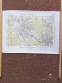 kolektiv, autorů, Nástěnná mapa Liberec (1:50 000), 0