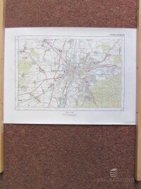 kolektiv, autorů, Nástěnná mapa Hradec Králové (1:50 000), 0