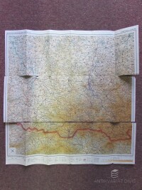 kolektiv, autorů, Fastrova turistická mapa Šumavy III: Klatovsko, Sušicko, 1938