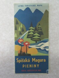 kolektiv, autorů, Letná turistická mapa Spišská Magura, Pieniny, 1982