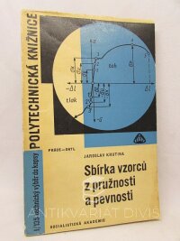 Krutina, Jaroslav, Sbírka vzorců z pružnosti a pevnosti, 1973