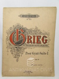 Grieg, Edvard, Peer Gynt-Suite I.: Piano solo, 0