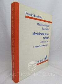 Ondřej, Jan, Potočný, Miroslav, Mezinárodní právo veřejné: Zvláštní část, 2002