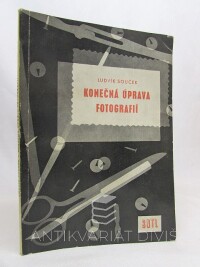 Souček, Ludvík, Konečná úprava fotografií, 1958