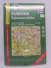 kolektiv, autorů, Šumava - Železnorudsko - turistická mapa 1:50000 - laminované mapy, 2018