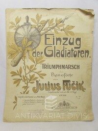 Fučík, Julius, Einzug der Gladiatoren, Triumphmarsch für pianoforte, 0