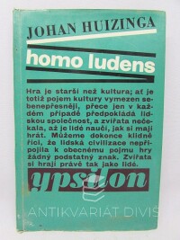 Huizinga, Johan, Homo ludens o původu kultury ve hře, 1971