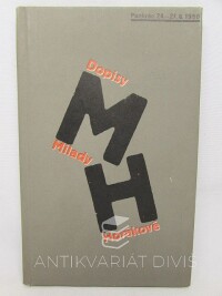 Horáková, Milada, Dopisy Milady Horákové: Pankrác 24.-27.6.1950, 1990